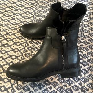 New Franco Sarto black booties